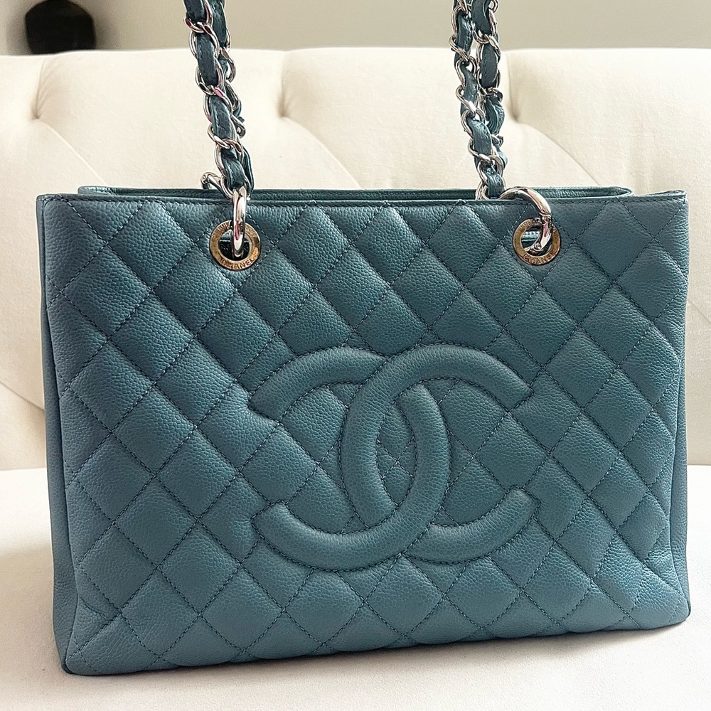 Rare🔥Chanel Classic Caviar Timeless CC GST Grand Shopping Tote - Picture 4 of 15